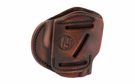 1791 Gunleather 3WH4VTGA 3-Way IWB/OWB Size 04 Vintage Leather Belt Loop Fits Springfield XD Fits Walther PPS Fits Springfield XDS Fits Taurus G2C Ambidextrous Hand
