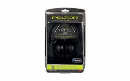 Peltor TAC500OTH Sport Tactical 500 Polymer 26 dB Over the Head Black Adult 1 Pair