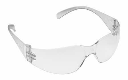 Peltor 1122800000100 Virtua Adult Clear Lens Polycarbonate Clear Frame 100 Per Case