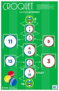 Action Target GSCROQUET100 Entertainment Croquet Paper Hanging 23