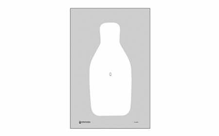 Action Target ACTION TGT STNDRD FBI/DEA WHT 100PK