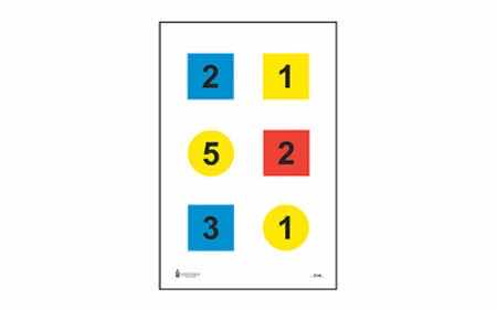 Action Target DT4C100 Training Discretionary Command Circle/Square Paper 23