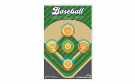 Action Target GSBASE100 Entertainment Ball Field Paper Hanging 23