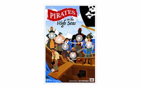 Action Target GSPIRATES100 Entertainment Pirates/Sailor Paper Hanging 23