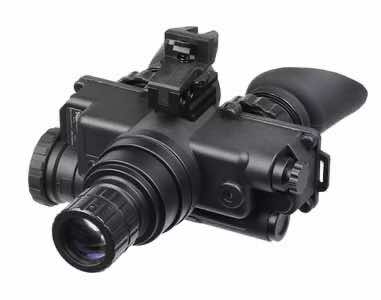 AGM Global Vision 12W7P122153211 Wolf-7 PRO NL1 Night Vision Goggles Black 1x 27mm, Generation 2+ Level 1, 45-54 lp/mm Resolution, Green Filter