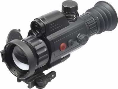 AGM Global Vision 3142555305RA31 Varmint LRF TS35-640 Thermal Rifle Scope Black 2-16x35mm Multi Reticle, 1x/2x/4x/8x Zoom, 640x512 50 Hz Resolution, Features Laser Rangefinder