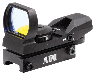Aim Sports RT401 Reflex Classic Edition Matte Black 1x34mm Red Illuminated Multi Reticle