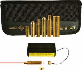 Aimshot KTRIFLE Boresight Rifle Kit Laser Universal Rifle Calibers Brass