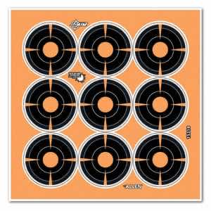 EZ-Aim 15318 Splash Reactive Target Self-Adhesive Paper Black/Orange 2