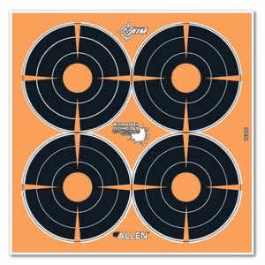 EZ-Aim 15326 Splash Reactive Target Self-Adhesive Paper Black/Orange 3
