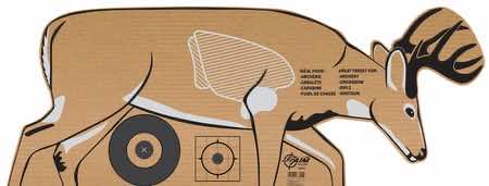 Allen 6033 EZ-Aim Deer Cardboard Crossbow/Rifle/Shotgun Brown/White