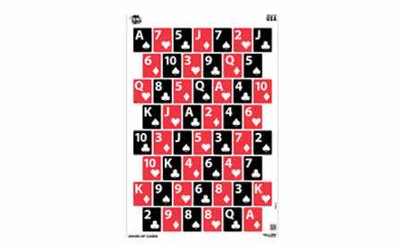 EZ-Aim 15642 Get Your Game On Wall Paper Works w/Handgun/Shotgun/Airsoft Gun/BB Guns/Pellet Gun 12 x 18 Black/Red/White 8 Pack