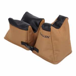 Allen 18411 X-Focus Combo Prefilled Front and Rear Bag, Coyote w/Black Accents Ripstop Polyester, Tacky Grip Bottom Weighs 5.10 lbs., 11.50