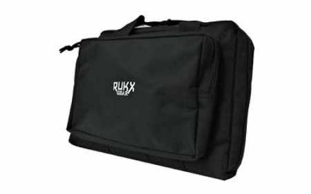 Rukx Gear ATICTDPCB Double Pistol Black 600D Polyester Holds 2 Handguns
