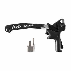 Apex Tactical 119114 Action Enhancement Kit Black Drop-In Trigger Fits FN FNS/FNS Longslide