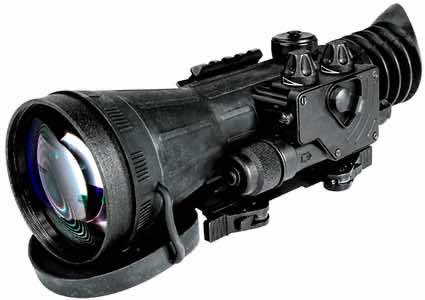 Armasight NRWVULCAN4G9DA1 Vulcan Night Vision Riflescope Black 4.5x108mm Gen 3 Red on Green/White Circle w/Dot Reticle