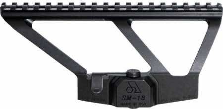 Arsenal SM13 Picatinny Scope Mount Black Anodized Aluminum, Fits AK-47 Picatinny Rail Mount