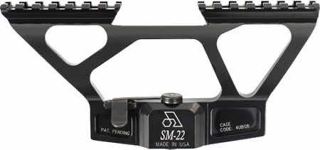 Arsenal SM22 AK Scope Mount SAM7K Series Black Anodized 0 MOA
