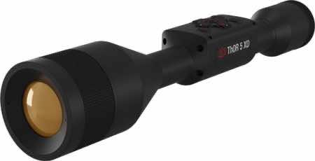 ATN TIWST51250A Thor 5 XD Thermal Rifle Scope, Black Anodized 2-20x Smart Mil Dot Reticle w/Zoom, 1280x1024 12 Micron Resolution