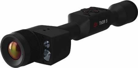 ATN TIWST5335LRF Thor 5 320 LRF Thermal Rifle Scope Black Anodized 5-20x Smart Mil Dot Reticle, Zoom 320x240 12 Microns, 60 fps Resolution