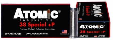 Atomic Ammunition 419 Pistol Precision Craft 38 Special +P 148 gr Lead Hollow Point 50 Per Box/ 10 Case