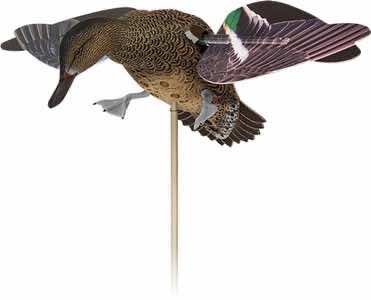 Avian X AVXPFLHT PowerFlight Hen Green-Winged Teal spinning wing decoy