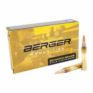 Berger Bullets 23020 Target Rifle 223 Rem 73 gr Boat Tail 20 Per Box/ 10 Case