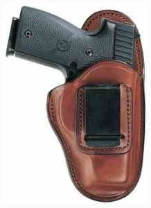 Bianchi 25308 100 Professional IWB Size 06 Tan Leather Belt Clip Fits Ruger LCP/Taurus Spectrum/Kahr P Right Hand