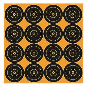 Birchwood Casey 36348 Big Burst Revealing Target Self-Adhesive Paper Black/Orange 3