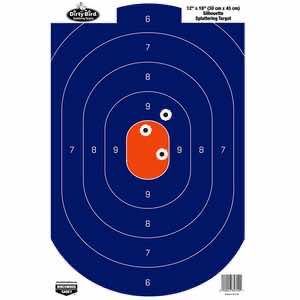 Birchwood Casey 35720 Dirty Bird Silhouette Tagboard Hanging Pistol 12