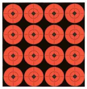 Birchwood Casey 33904 Target Spots Self-Adhesive Paper Black/Orange 1.5
