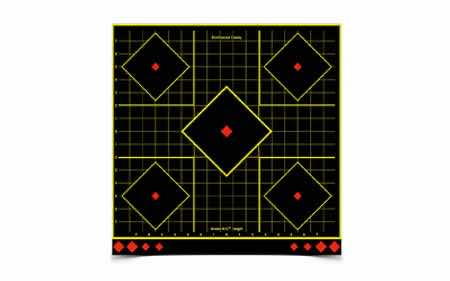 Birchwood Casey 34175 Shoot-N-C Reactive Target Self-Adhesive Paper Multi Color 5-Diamond Includes Pasters 5 Pack