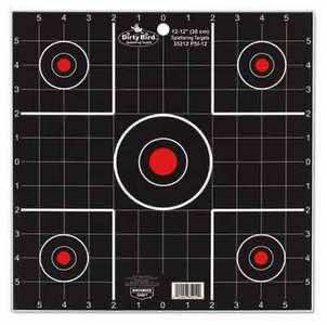 Birchwood Casey 35212 Dirty Bird Bullseye Tagboard Hanging 12