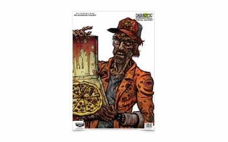 Birchwood Casey 35650 Darkotic Special Delivery Zombie Pizza Delivery Paper Hanging Universal 12