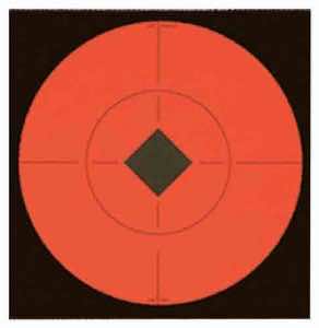 Birchwood Casey 33906 Target Spots Self-Adhesive Paper Black/Orange 6