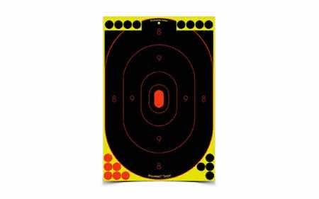 Birchwood Casey 34605 Shoot-N-C Reactive Target Self-Adhesive Paper Universal Multi Color Silhouette Includes Pasters 5 Pack
