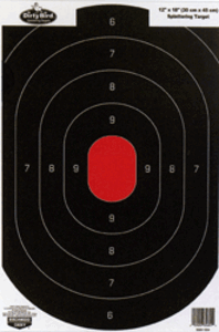 Birchwood Casey 35608 Dirty Bird Silhouette Tagboard Hanging Pistol 12