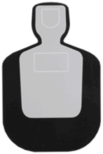 Birchwood Casey 37201 EZE-Scorer BC-19 Silhouette Paper Hanging Universal 12