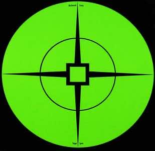 Birchwood Casey 33936 Target Spots Self-Adhesive Paper Black/Green 6