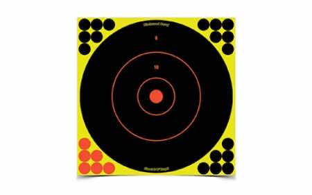 Birchwood Casey 34022 Shoot-N-C Reactive Target Self-Adhesive Paper Muzzleloader/Shotgun Black/Yellow 200+ yds 12
