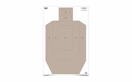 Birchwood Casey 37025 EZE-Scorer IPSC Hanging Paper 23