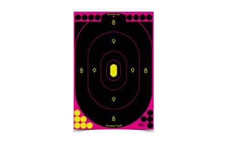 Birchwood Casey 34635 Shoot-N-C Reactive Target Oval Adhesive Paper 12