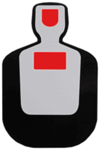 Birchwood Casey 35717 Dirty Bird Silhouette Tagboard Hanging Pistol 12