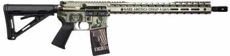 Black Rain Ordnance 24111203S Trump FX Custom Limited Edition 5.56 NATO 30+1 Silver Spec 15