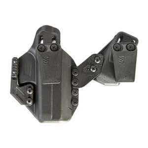 Blackhawk 416176BK Stache Premium Kit IWB Size 76 Black Polymer Belt Clip Compatible w/Glock 48 Ambidextrous