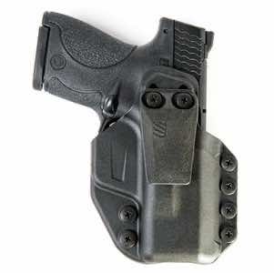 Blackhawk 416476BK Stache IWB Size 76 Black Polymer Belt Clip Compatible w/Glock 43X/48 w/SureFire XSC Ambidextrous