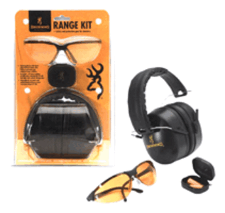 Browning 126368 Range Kit Foam Plastic with Foam 27 dB 36 dB Over the Head Orange Black Adult