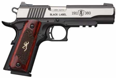 Browning 051971492 1911 Black Label Medallion Pro 380 ACP 8+1 4.25