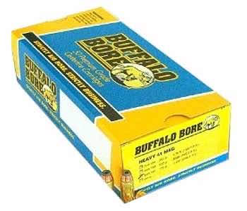 Buffalo Bore Ammunition 16B20 Heavy Strictly Business 41 Rem Mag 230 gr Hard Cast Semi Wadcutter 20 Per Box/ 12 Case