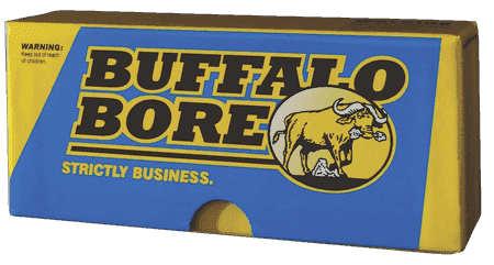 Buffalo Bore Ammunition 8C20 Lever Gun Strictly Business 45-70 Gov 350 gr Semi Jacketed Flat Point 20 Per Box/ 12 Case